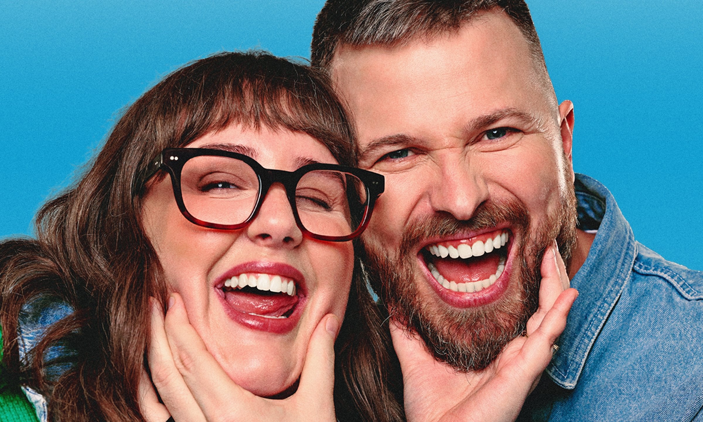Toni and Ryan laughing together